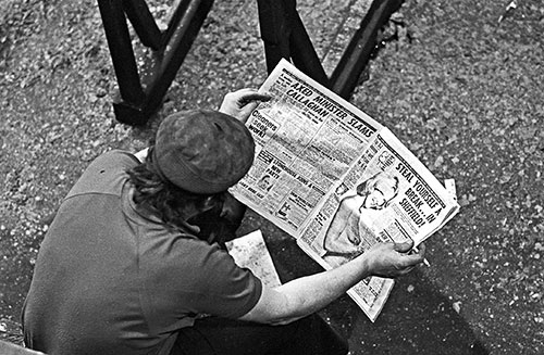 Lunchbreak Birchley hand rolling mills, Oldbury  (1976)