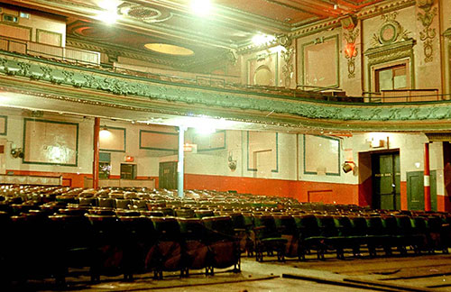 Interior of the Newtown Palace Asian cinema Birmingham  (1968)