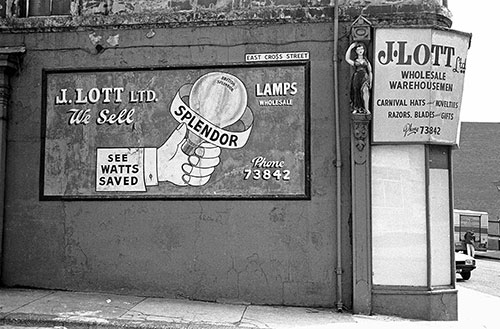 Painted sign, Sunderland  (1974)