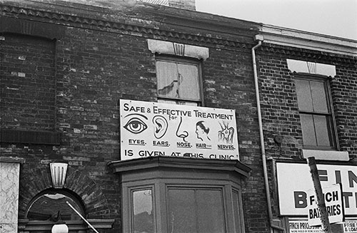Quack doctor's sign Greater Manchester  (1969)